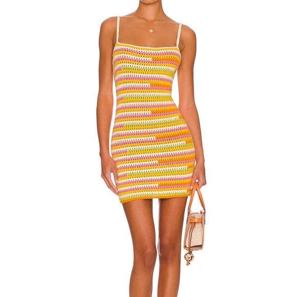 Camila Coelho Dresses & Skirts - Camila Coelho coverup Colorful Knit Mini Dress